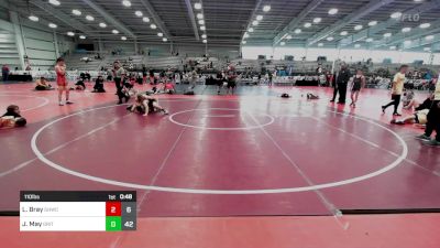 110 lbs Rr Rnd 3 - Lucas Bray, Grain House Wrestling Club vs JP May, Grit Mat Club Blue