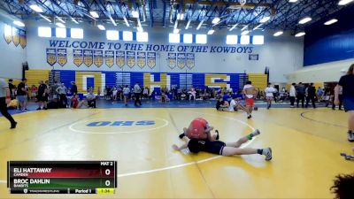 106 lbs Semifinal - Eli Hattaway, Camden vs Broc Dahlin, Bandits