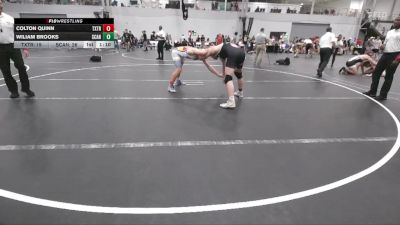 157 lbs Round 3 (6 Team) - Colton Quinn, Terps Xtreme vs Wiliam Brooks, Scanlan
