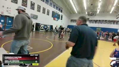 53-56 lbs Round 1 - Chisholm Dalton, Cody Wrestling Club vs Deklan Brown, Greybull Basin Athletic Club