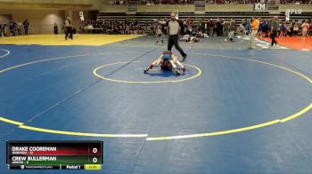 55 lbs Placement (4 Team) - Crew Bullerman, Adrian vs Drake Cooreman, Wabasso