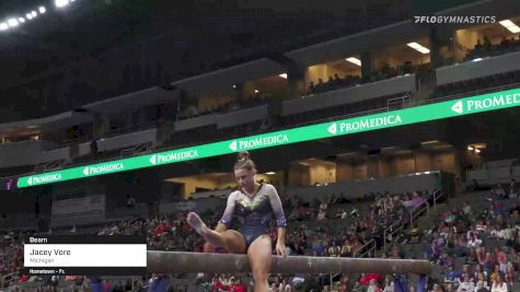 Jacey Vore - Beam, Michigan - 2022 Elevate the Stage Toledo presented by Promedica