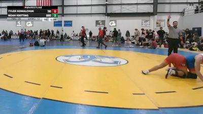 144 lbs Allday - Tyler Kowalchuk, TRIANGLE WRESTLING CLUB vs Noah Knitting, GREAT NECK WRESTLING CLUB