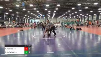 106 lbs Prelims - Ana Malovich, OMP White vs Cole McFarland, Lion's Den Wrestling Club HS