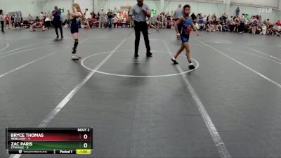 76 lbs Round 1 (8 Team) - Bryce Thomas, Rebellion vs Zac Paris, CTWHALE