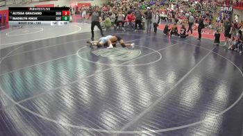 130 lbs Champ. Round 2 - Madelyn Knox, Centennial vs Alyssa Graciano, Sunnyside