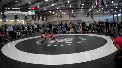 55 lbs 1st Place Match - John Carpenter, Best Trained Wrestling vs Darren Coldrick, All American Wrestling Club