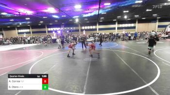 95 lbs Quarterfinal - Aydann Correa, TUF California Wr Ac vs Santio Otero, Jr Bulldog