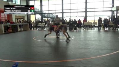 120 lbs 3rd Place Match - Teddy Zwanziger, LMWC vs Cruz Allen, DC Elite