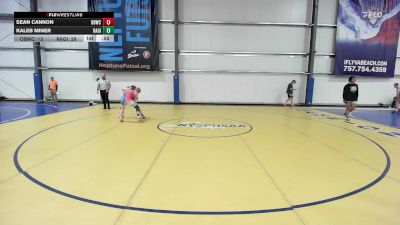 152 lbs Rr Rnd 3 - Sean Cannon, OBWC Blue vs Kaleb Miner, Ragin Raisins Niagara HS