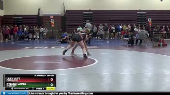 135-143 lbs 1st Place Match - Lilly Luft, Charles City vs Kyleigh James, Mason City