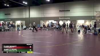 155 lbs Round 5 (6 Team) - Claire Bennett, FC Boom Squad vs Isabella Adams, Charlie`s Angels-WV