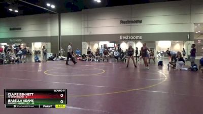 155 lbs Round 5 (6 Team) - Claire Bennett, FC Boom Squad vs Isabella Adams, Charlie`s Angels-WV