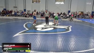 157 lbs Champ. Round 1 - Jared Bair, York (PA) vs Johnny Mauer, Elizabethtown