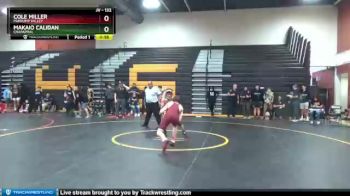 132 lbs Cons. Round 5 - Makaio Calidan, Chaparral vs Cole Miller, Pahrump Valley