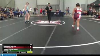 180 lbs Placement Matches (8 Team) - Sabrina Nauss, Michigan Blue vs Mariyah Brumley, Missouri 1