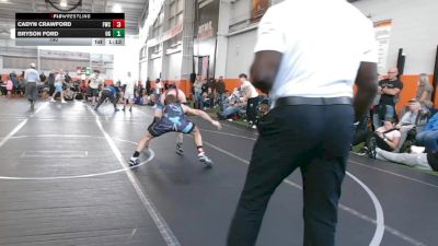 150 lbs Round 4 (8 Team) - Cadyn Crawford, Freakztyle Wrecking Crew vs Bryson Ford, Ohio Gold