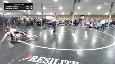 158 lbs Quarterfinal - Connor Ondek, Dunmore vs Patrick Paulo, Central Columbia