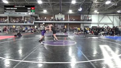 285 lbs Champ. Round 1 - Jake Walker, Wartburg vs Noah Carl, Cornell College