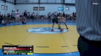 120 lbs Quarterfinals (8 Team) - Akram Guliyev, RED LION WRESTLING CLUB vs Liam Hugues, SEAHAWKS WRESTLING