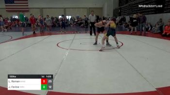 106 lbs Prelims - Logan Roman, Rhino MS vs James Farina, Triumph Blue MS