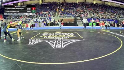 Girls-145 lbs Cons. Round 1 - Anya Zarzycki, Petoskey Hs Girls vs Morgan Ludwig, Midland Hs Girls