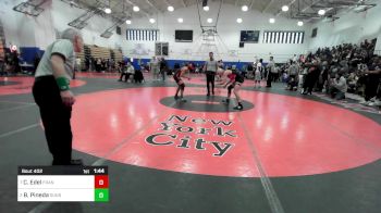 131 lbs Quarterfinal - Christopher Edel, Francis Lewis-PSAL vs Brando Pineda, Sunset Park-PSAL