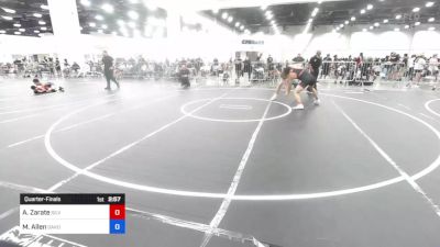 157 lbs Quarterfinal - Adrian Zarate, Silverback WC vs Micah Allen, Oakdale, Wrestling