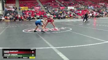 133 lbs Cons. Round 3 - Kaven Bartlett, Newman vs Daylen Greene, University Of Central Missouri