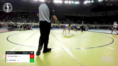 5A - 110 lbs Quarterfinal - Olivia Hamilton, MANNFORD vs Anjelica Morales, LITTLE AXE