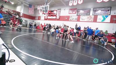 130 lbs Semifinal - Wyatt Autrey, Locust Grove Youth Wrestling vs Mallorie Teal, Miami Takedown Club