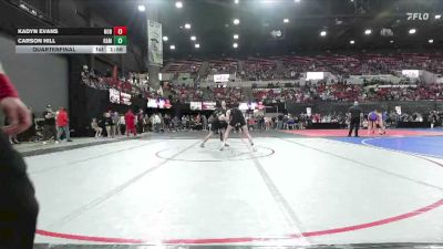 145 lbs Quarterfinal - Carson Hill, North Fremont vs Kadyn Evans, DarkHorse Wrestling Club
