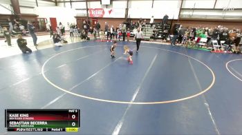 42 lbs Semifinal - Sebastian Becerra, Maximus Wrestling vs Kase King, Box Elder Stingers