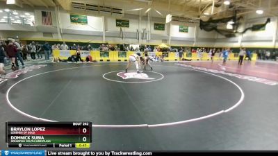 140 lbs Cons. Round 5 - Braylon Lopez, Legends Of Gold vs Domnick Subia, Spearfish Youth Wrestling