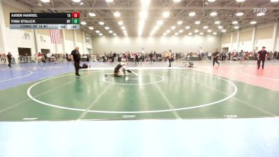 132 lbs Consi Of 16 #1 - Aiden Hansel, TN vs Finn Stalick, WY