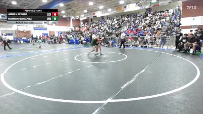 106 lbs Champ. Round 2 - Nathan Sanchez, Garces vs Annan W Ngo, Silver Creek