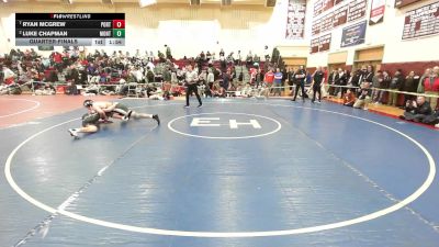 175 lbs Quarterfinal - Ryan McGrew, Portland/Cromwell vs Luke Chapman, Montville/Plainfield