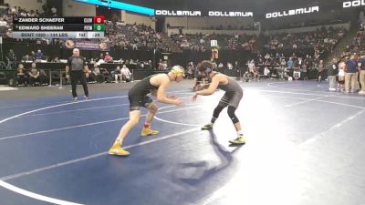144 lbs Consi Of 8 #2 - Zander Schaefer, Clovis (CS) vs Edward Sheeran, Pitman (SJ)