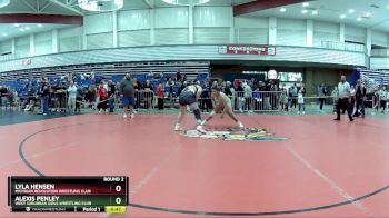 163-183 lbs Round 2 - Lyla Hensen, Michigan Revolution Wrestling Club vs Alexis Penley, West Suburban Girls Wrestling Club