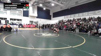 144 lbs Champ. Round 1 - Kyle DaNobrega, South Torrance vs Robert Ramirez, Pacifica/Oxnard