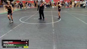 52 lbs Quarterfinal - Caiden Haigh, Wadsworth vs Micah Duncan, Westshore Wrestling Club