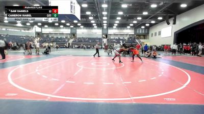 165 lbs Champ. Round 3 - Cameron Isabel, Cumberland (Tenn.) vs Sam Daniels, Georgetown (KY)