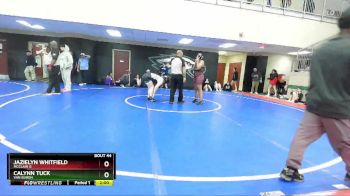 190 lbs Quarterfinal - Jazielyn Whitfield, McClain G vs Calynn Tuck, Van Buren