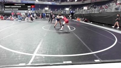 146 lbs Rr Rnd 1 - Trinity Rakestraw, SOTM-Lady Outlaws vs Makayka Dixon, Nebraska Wrestling Academy