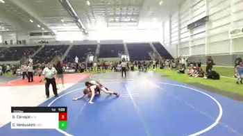 220 lbs Quarterfinal - Geovani Carvajal, M M C vs Caleb Vanbuskirk, Cvbjj