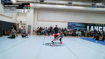 82-89 lbs Round 2 - Easton Cabrera, RWC - Roy Wrestling Club vs Gavin Hendrickson, Syracuse Titans Wrestling