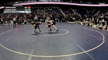 4A 144 lbs 1st Place Match - Samuel Gantt, Pine Forest vs Tobin Mcnair, Wakefield