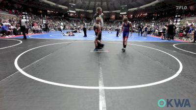 110 lbs 7th Place - Corbin Davis, Lions Wrestling Academy vs Ayden Snyder, Hennessey Takedown Club