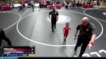 50-55 lbs Round 3 - Sofia Loza, California Grapplers vs Kaydence Kuykendall, California