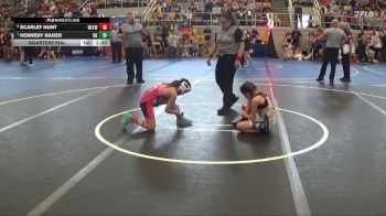 75 lbs Quarterfinal - Kennedy Nader, Rising Kingz vs Scarlet Hunt, Wilmington Ladies Freestyle Wr
